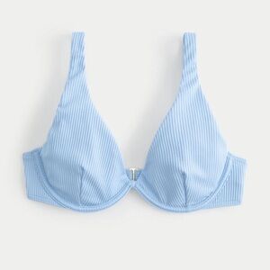 Hollister Women's Light Blue Ribbed bikini
